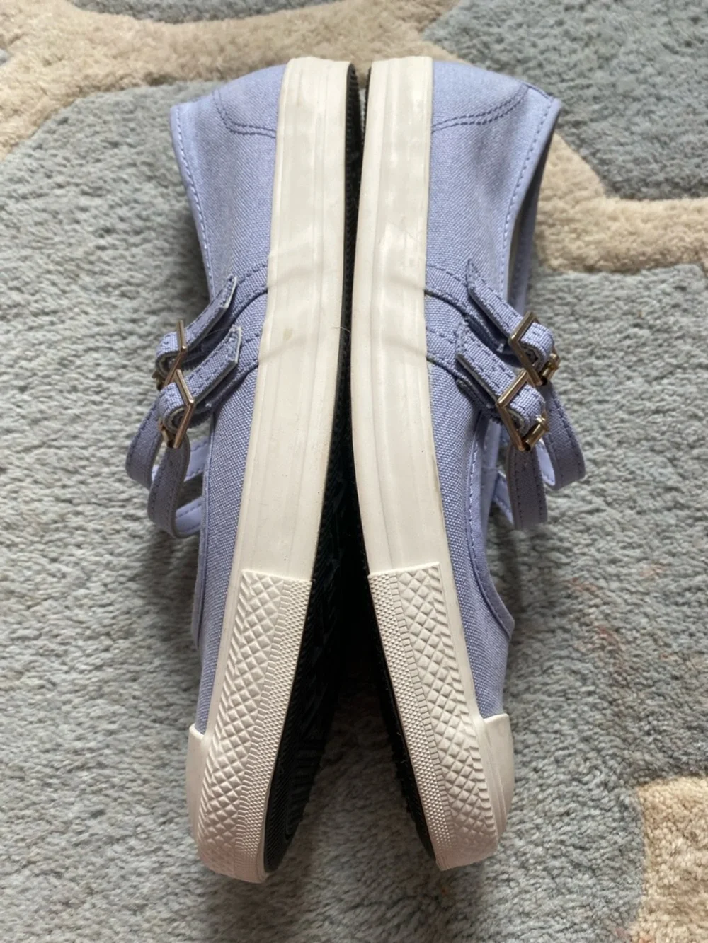 Converse Classic Double-Strap Mary Jane Sneakers in Lavender Size 9.5 New - Picture 9 of 12